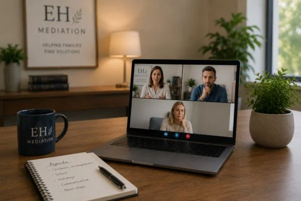 child access mediation Nelson online meeting.